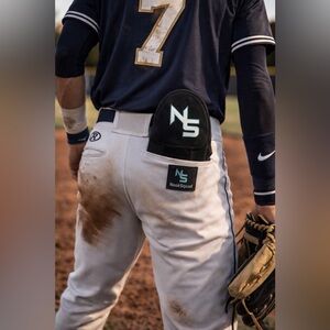 Nook Squad Black Sliding Mitt Baseball/Softball Either Hand - Double Sided Logo